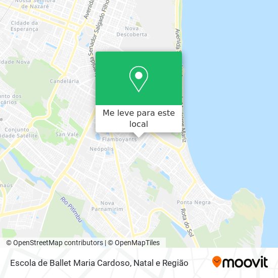 Escola de Ballet Maria Cardoso mapa
