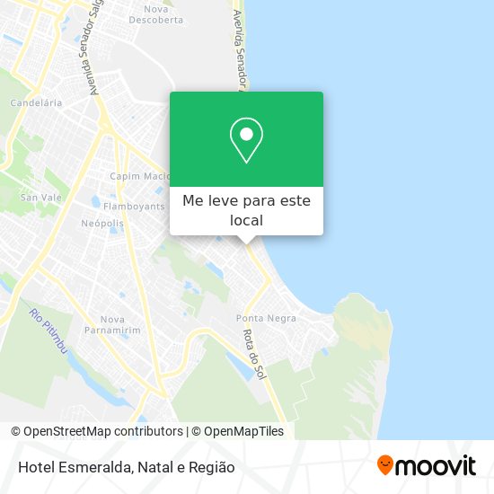 Hotel Esmeralda mapa