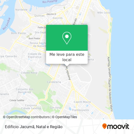 Edifício Jacumã mapa
