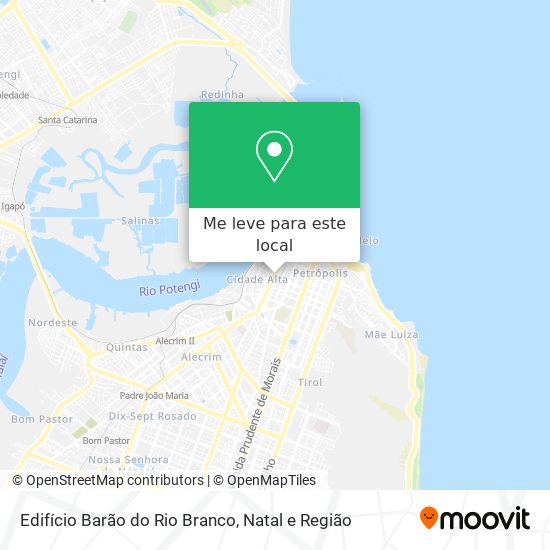 Edifício Barão do Rio Branco mapa