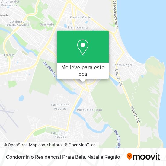 Condomínio Residencial Praia Bela mapa