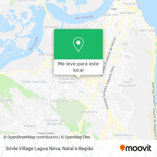 Smile Village Lagoa Nova mapa