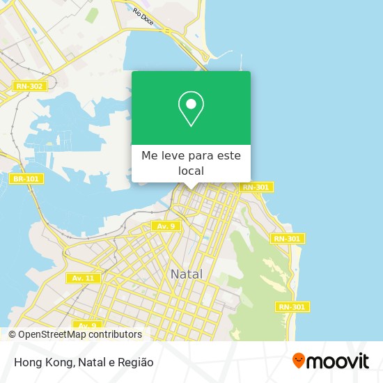 Hong Kong mapa