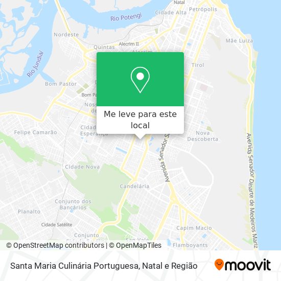 Santa Maria Culinária Portuguesa mapa