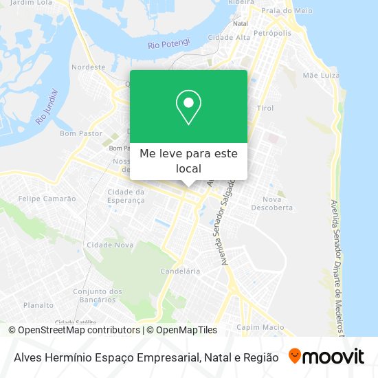 Alves Hermínio Espaço Empresarial mapa