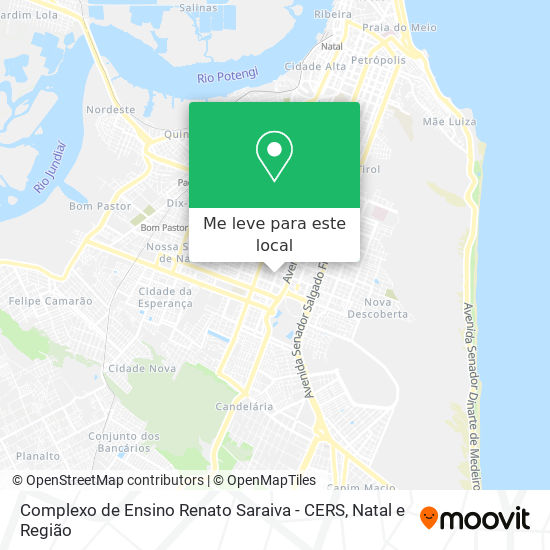 Complexo de Ensino Renato Saraiva - CERS mapa