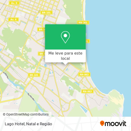 Lago Hotel mapa