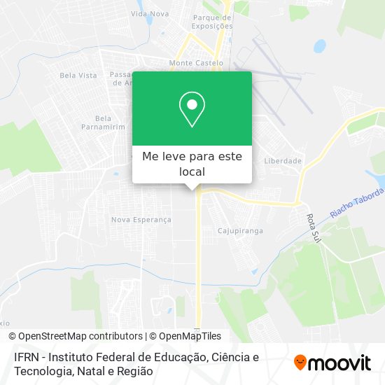 IFRN - Instituto Federal de Educação, Ciência e Tecnologia mapa