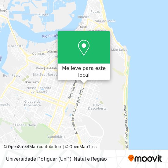 Universidade Potiguar (UnP) mapa