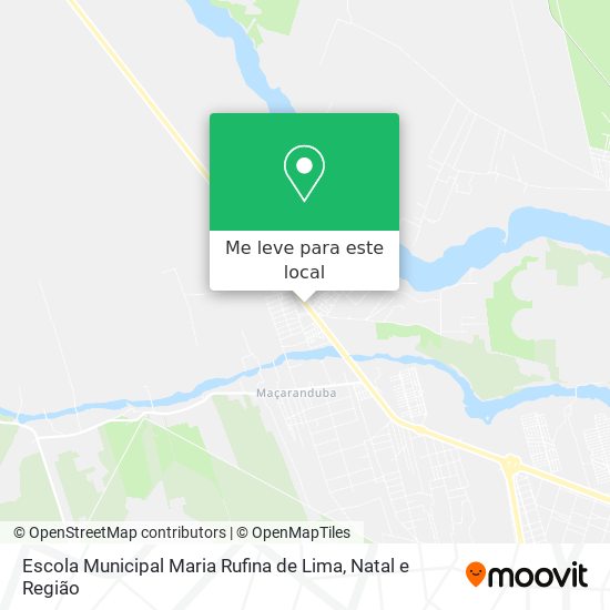 Escola Municipal Maria Rufina de Lima mapa