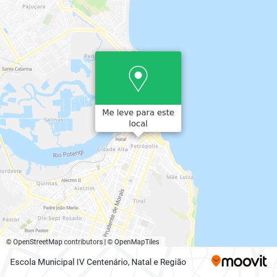 Escola Municipal IV Centenário mapa