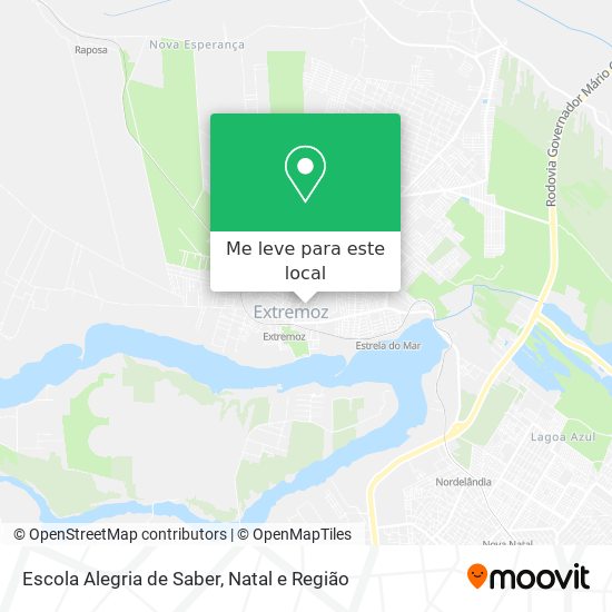 Escola Alegria de Saber mapa