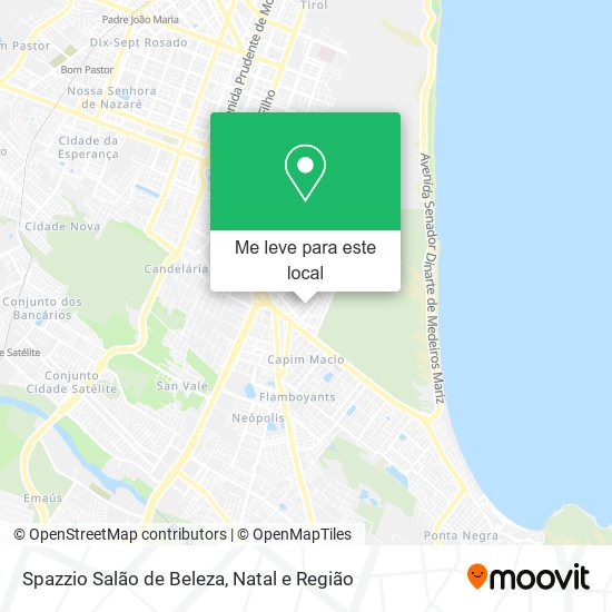 Spazzio Salão de Beleza mapa