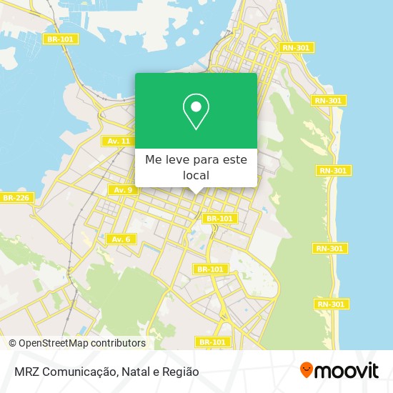 MRZ Comunicação mapa