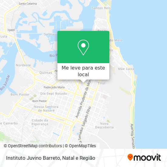 Instituto Juvino Barreto mapa