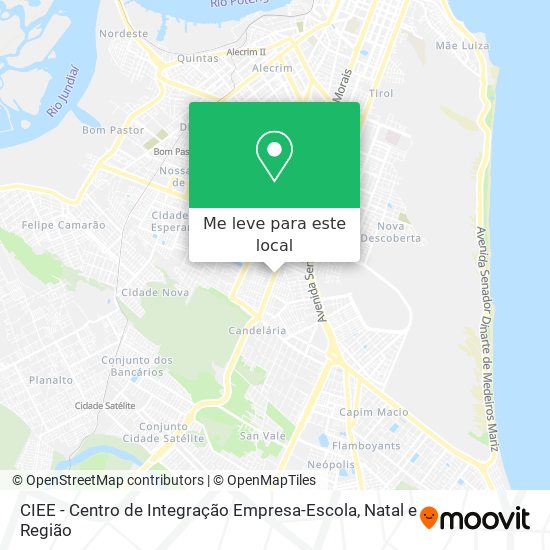 CIEE - Centro de Integração Empresa-Escola mapa