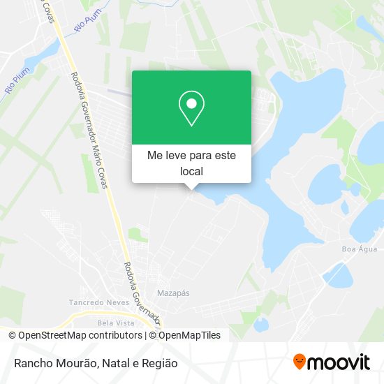 Rancho Mourão mapa