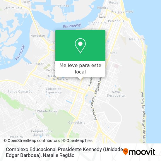 Complexo Educacional Presidente Kennedy (Unidade Edgar Barbosa) mapa