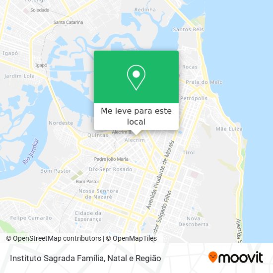 Instituto Sagrada Família mapa