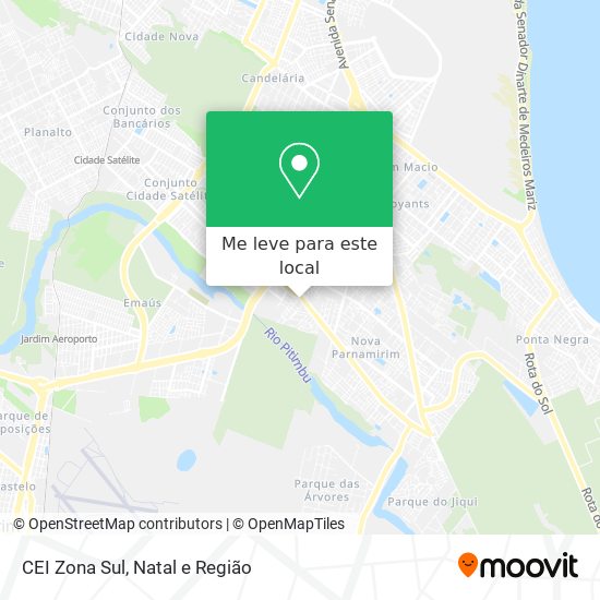 CEI Zona Sul mapa