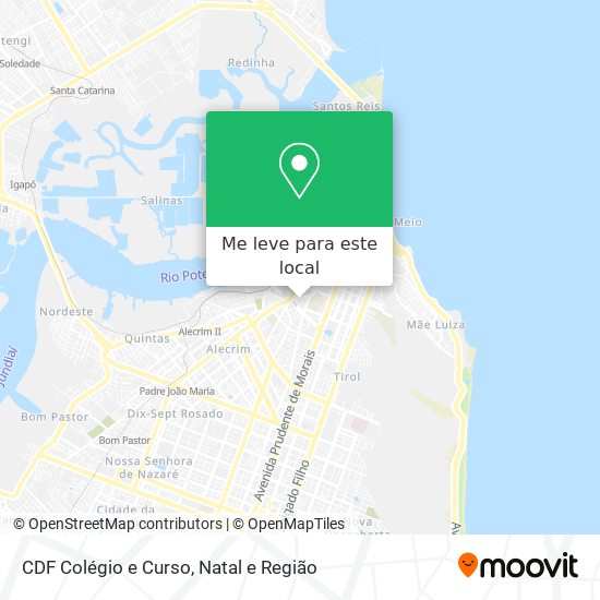 CDF Colégio e Curso mapa