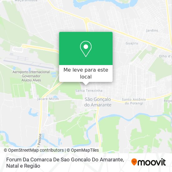 Forum Da Comarca De Sao Goncalo Do Amarante mapa