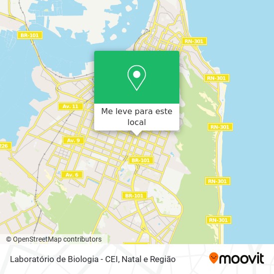 Laboratório de Biologia - CEI mapa