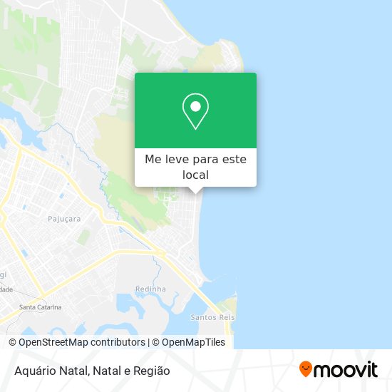 Aquário Natal mapa