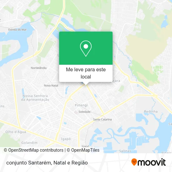 conjunto Santarém mapa