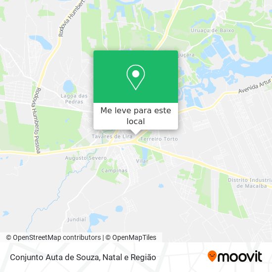 Conjunto Auta de Souza mapa
