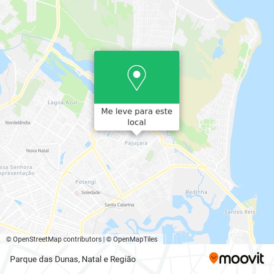 Parque das Dunas mapa