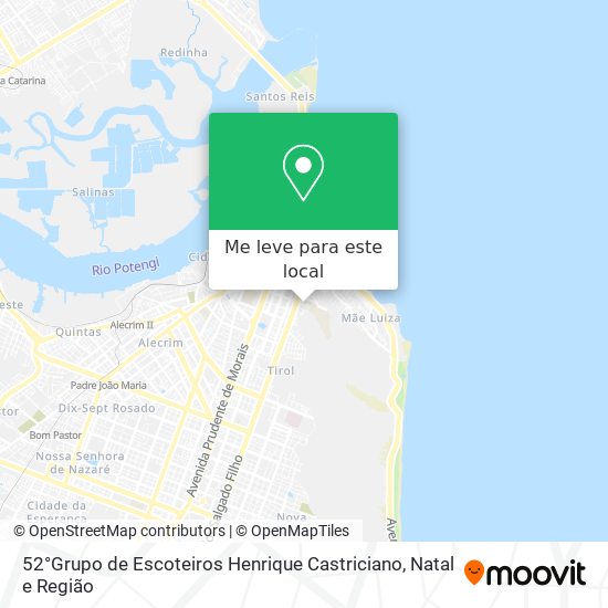 52°Grupo de Escoteiros Henrique Castriciano mapa