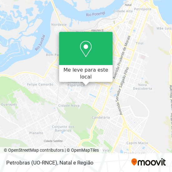 Petrobras (UO-RNCE) mapa