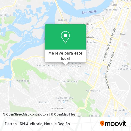 Detran - RN Auditoria mapa
