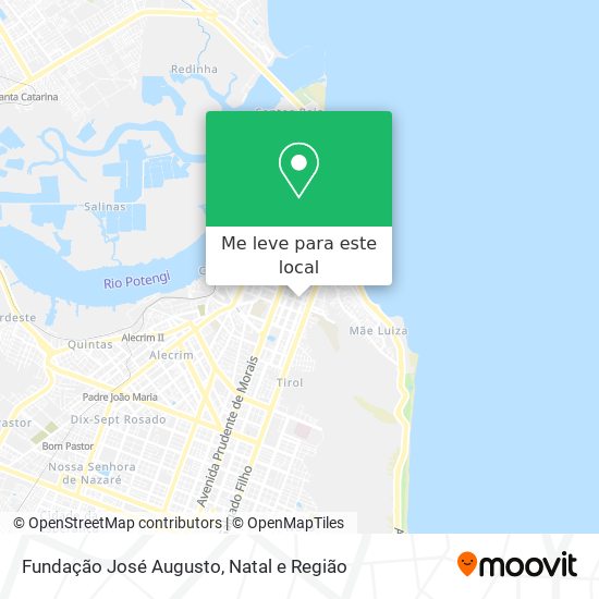 Fundação José Augusto mapa