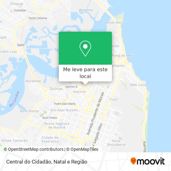 Central do Cidadão mapa