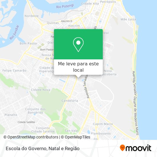 Escola do Governo mapa