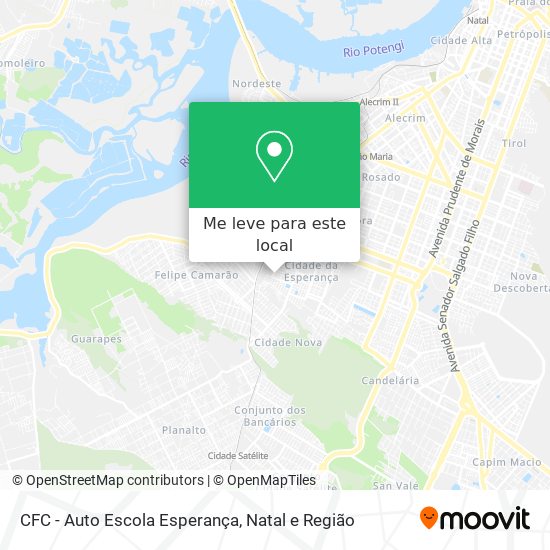 CFC - Auto Escola Esperança mapa