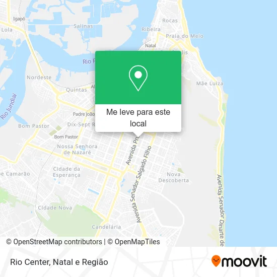 Rio Center mapa