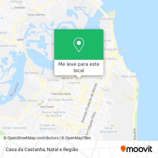 Casa da Castanha mapa