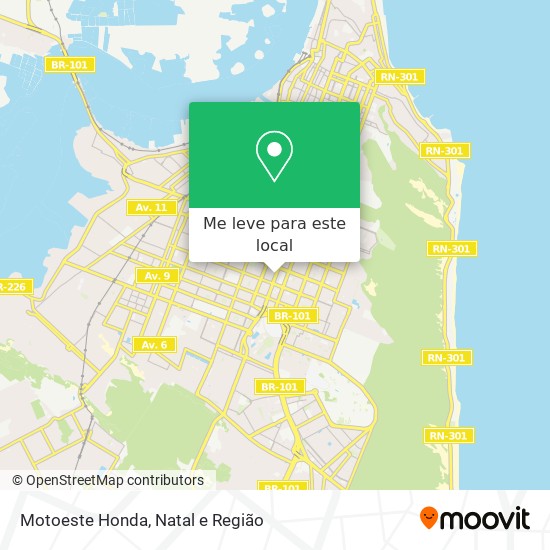Motoeste Honda mapa