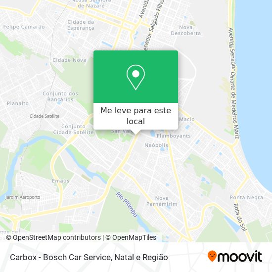 Carbox - Bosch Car Service mapa