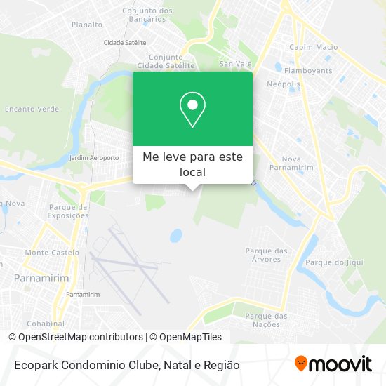 Ecopark Condominio Clube mapa
