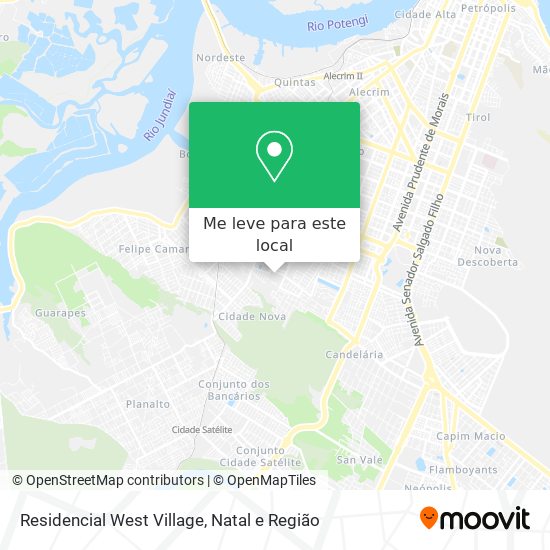 Residencial West Village mapa