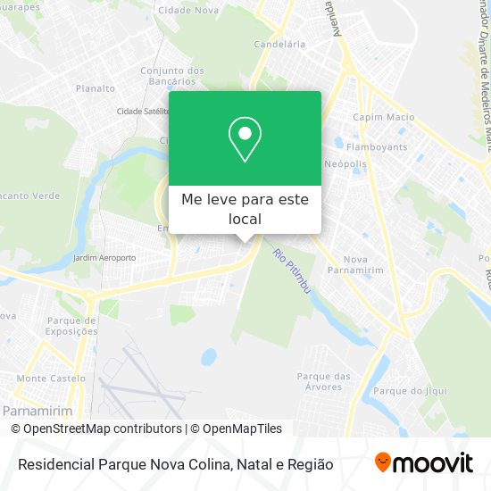 Residencial Parque Nova Colina mapa