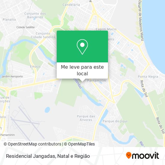 Residencial Jangadas mapa