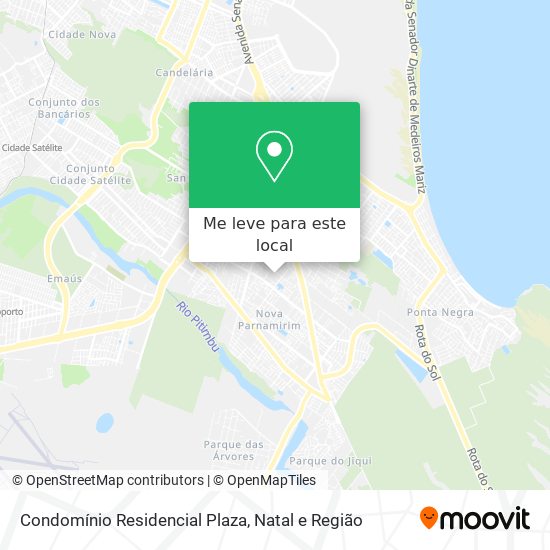 Condomínio Residencial Plaza mapa