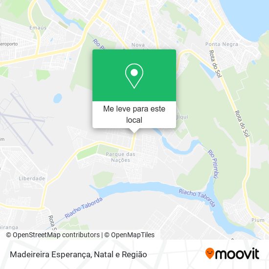 Madeireira Esperança mapa