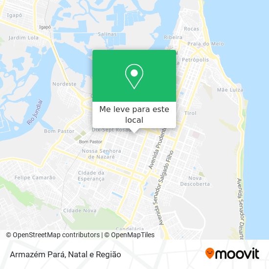 Armazém Pará mapa