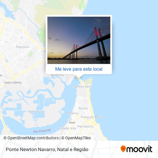 Ponte Newton Navarro mapa